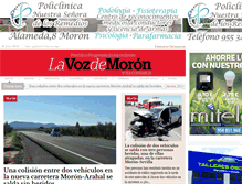 Tablet Screenshot of lavozdemoron.es